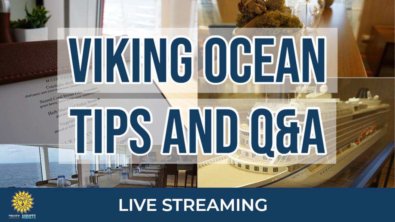 'Video thumbnail for Viking Ocean Cruise Tips and Q&A with Michael Consoli | Viking | Cruise Addicts'