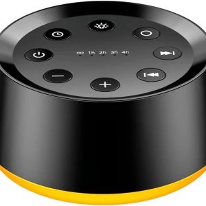 White Noise Machine with 30 Soothing Sounds 12 Colors Night Light Sound Machine for Adults Baby Kids Sleep Machines 36 Volume Levels Memory Function 5 Timers for Home Office Travel